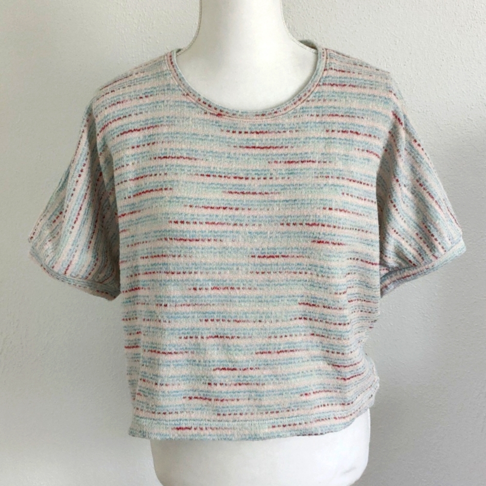 Madewell Textured puff sleeve top